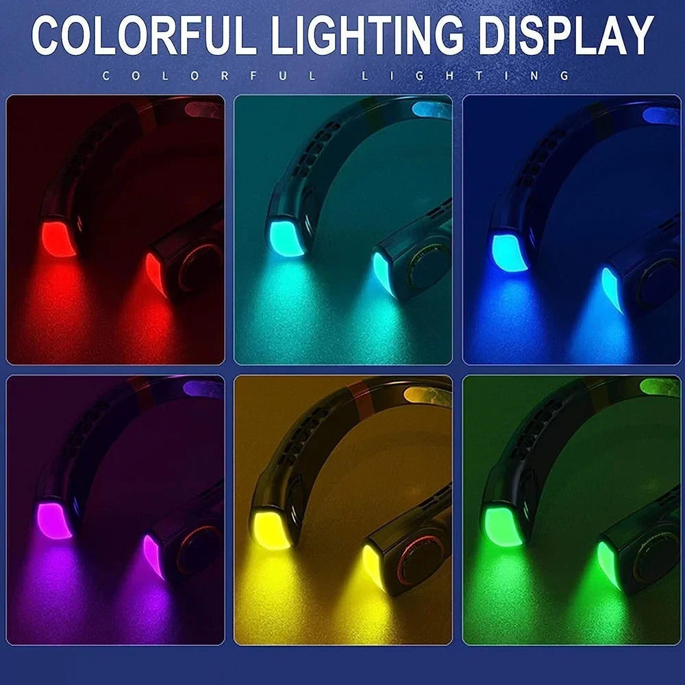 Portable Bladeless Hanging Neck Fan