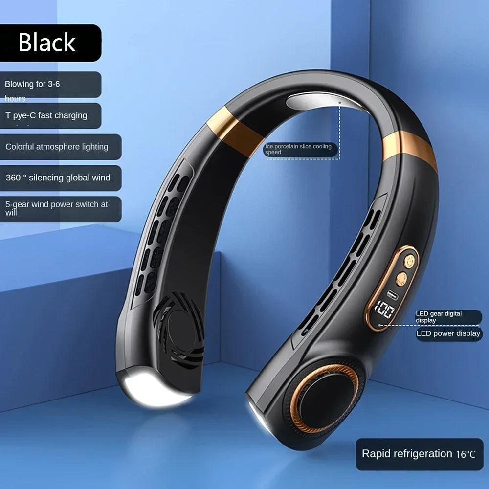 Portable Bladeless Hanging Neck Fan