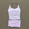 Seamless Yoga Shorts Set