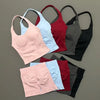 Seamless Yoga Shorts Set