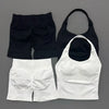 Seamless Yoga Shorts Set