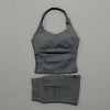 Seamless Yoga Shorts Set