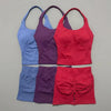 Seamless Yoga Shorts Set