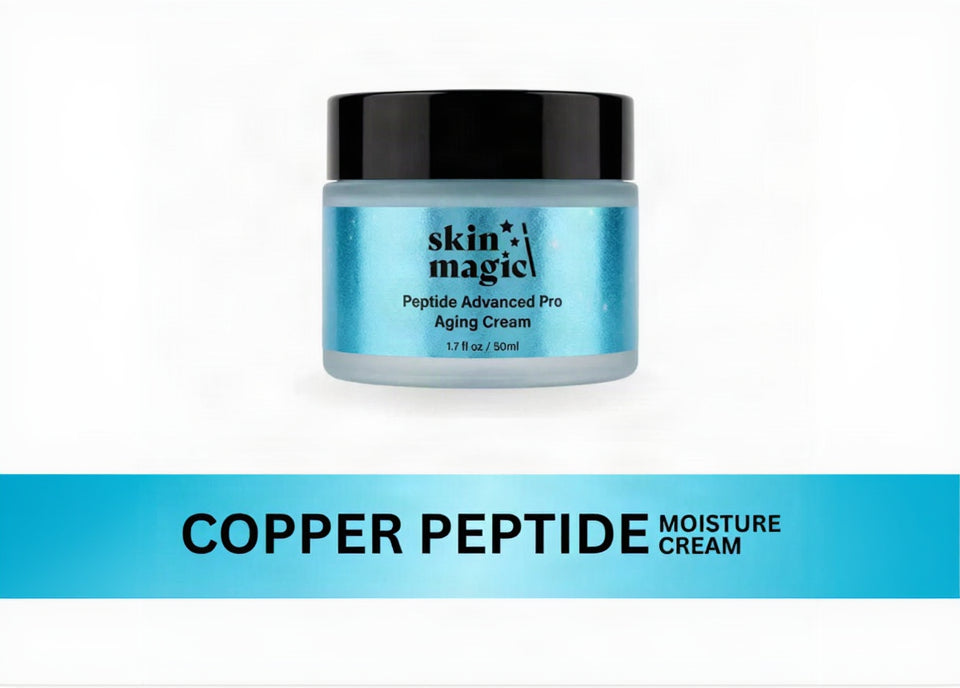 Skin Magic Peptide Face Moisturizer for Mature Skin - GHK-Cu & Argireline, Snowcap Mushroom Extract