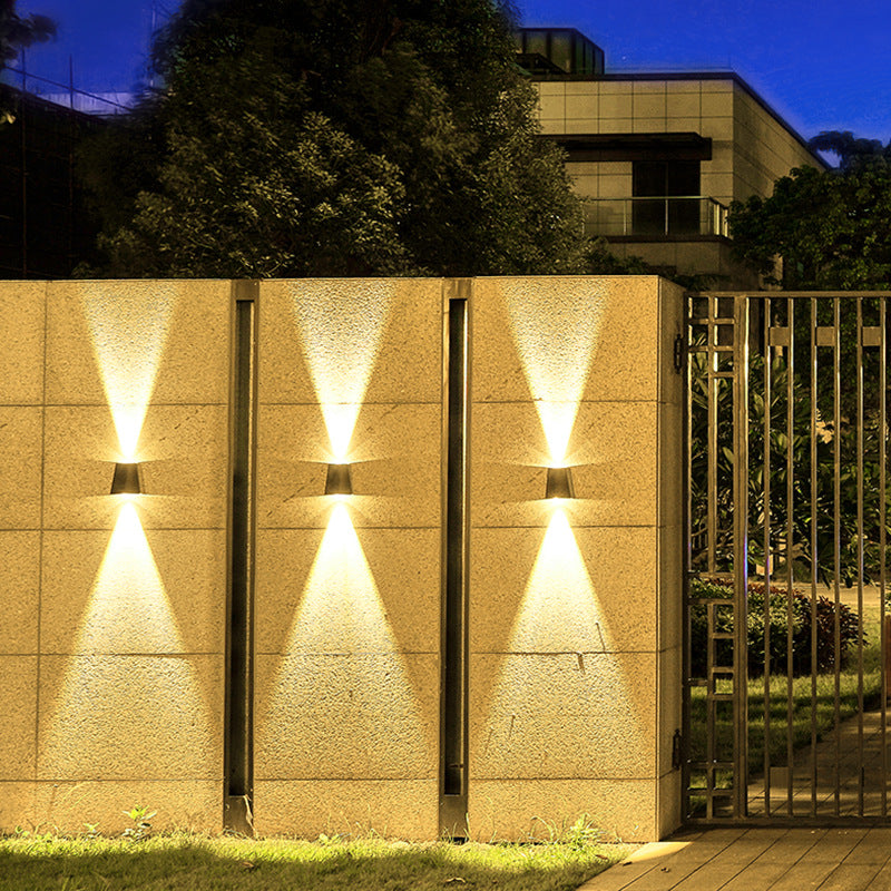 Solar-Powered Outdoor Wall Light